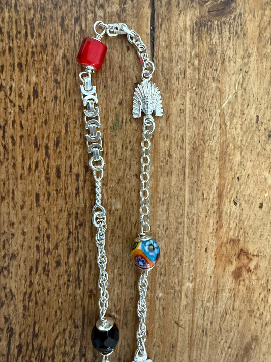 Alakondre ketting 6 kralen