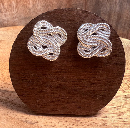 Mattenklopper oorbellen vierkant large