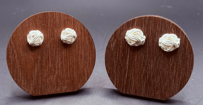 Mattenklopper oorbellen rond small