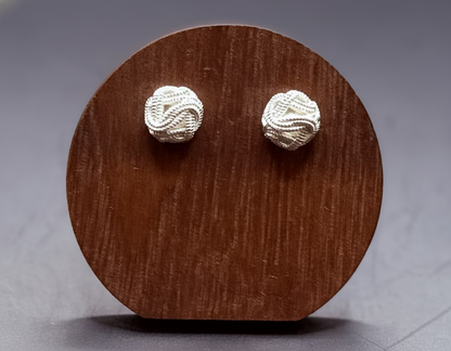 Mattenklopper oorbellen rond small