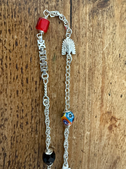 Alakondre ketting 6 kralen